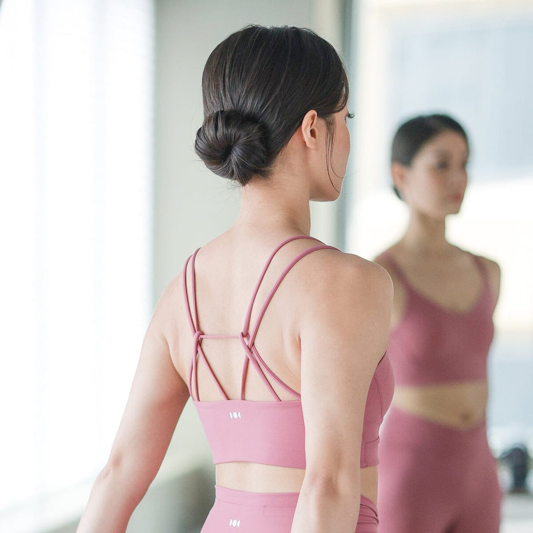 HOW- EFFORTLESS REextraSkin??? UV Protection Medium Impact Yoga Sports Bra Sports Bra Her own words SPORTS Mesa Rose XS