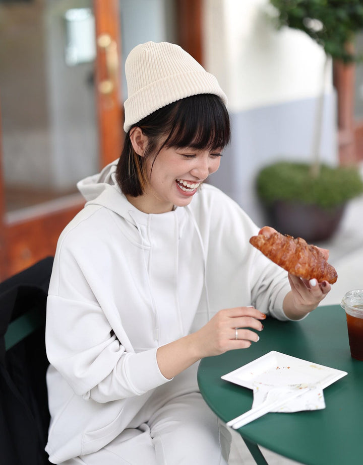 Long Sleeve Half Zip Hoodie Tops Her own words SPORTS