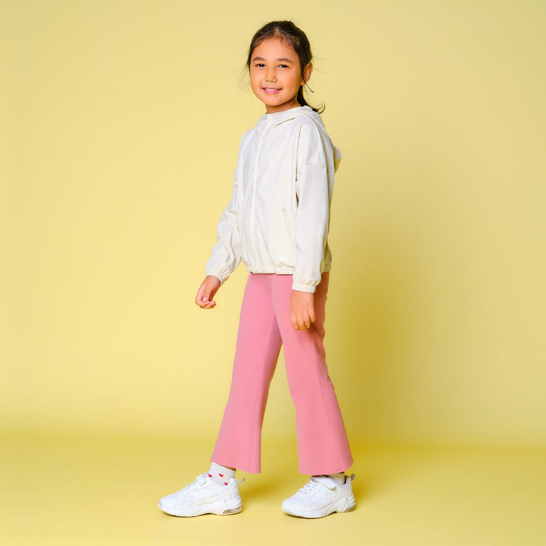 Kids HOW- EFFORTLESS Mid-Waist UV Protection Kick Flare Full length Sports leggings Leggings Her own words Mesa Rose 110