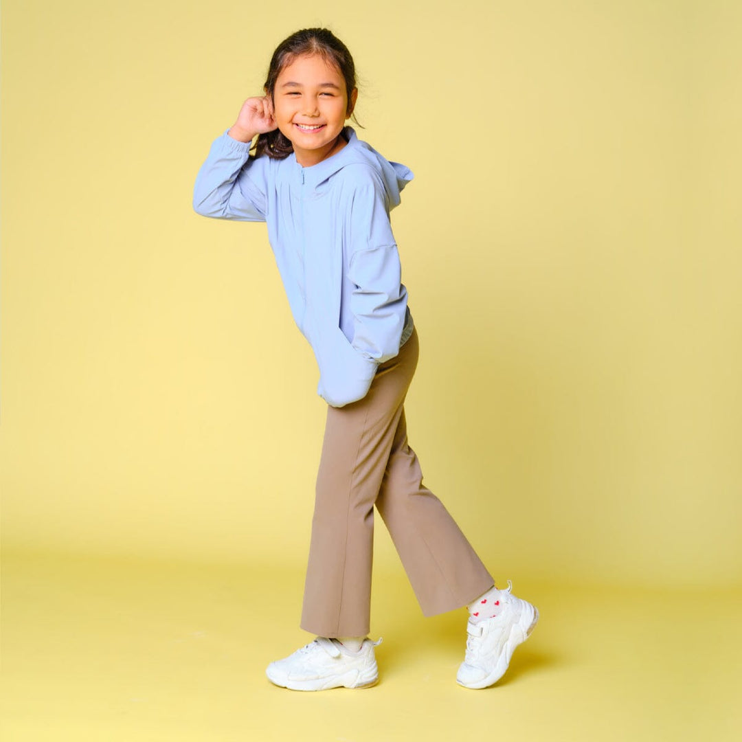 Kids HOW- EFFORTLESS Mid-Waist UV Protection Kick Flare Full length Sports leggings Leggings Her own words