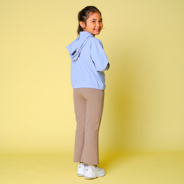 Kids HOW- EFFORTLESS Mid-Waist UV Protection Kick Flare Full length Sports leggings Leggings Her own words