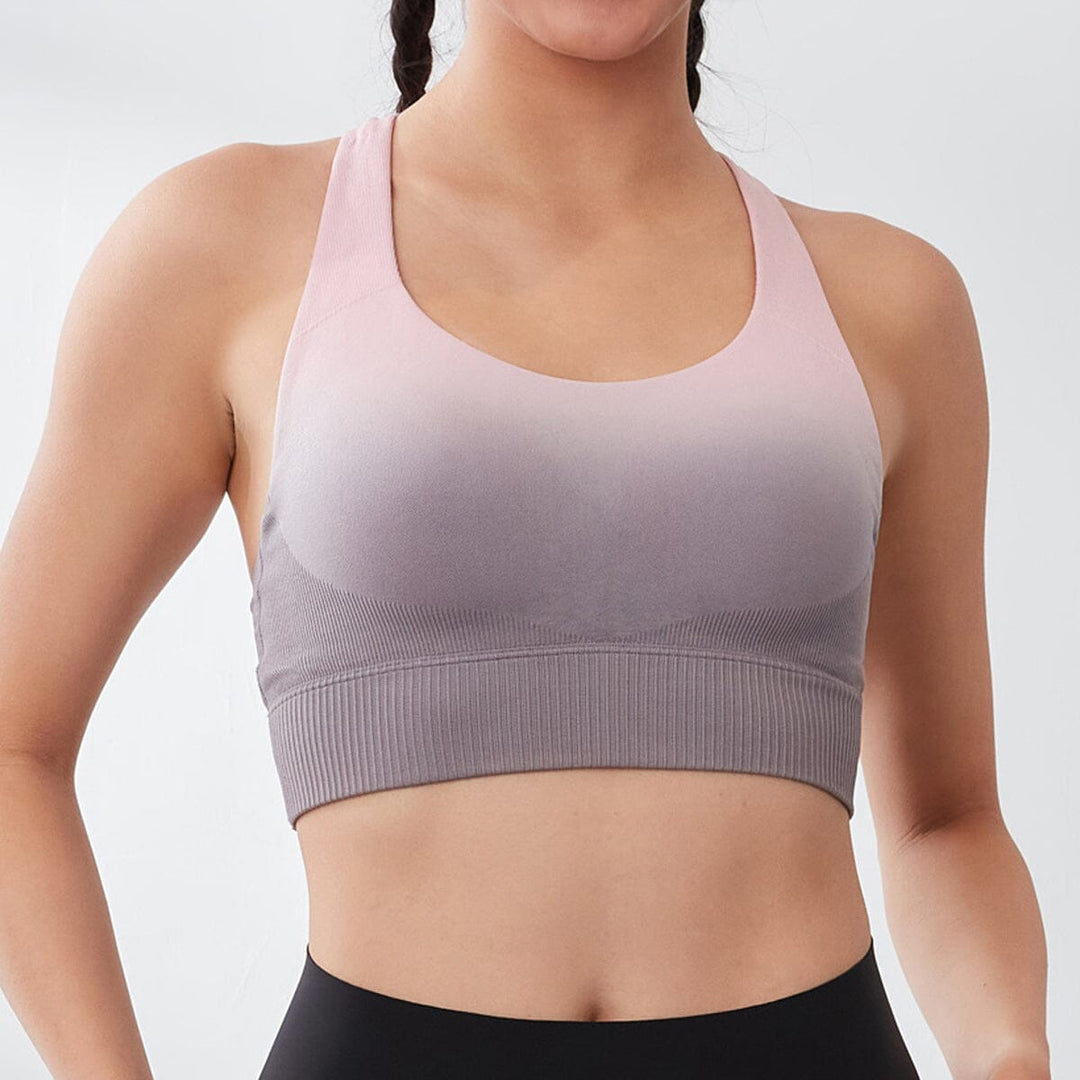 SUSTAINABLE Knit REherbafoam™ REextraSkin™ Medium Impact Sports Bra Sports Bra Her own words SPORTS