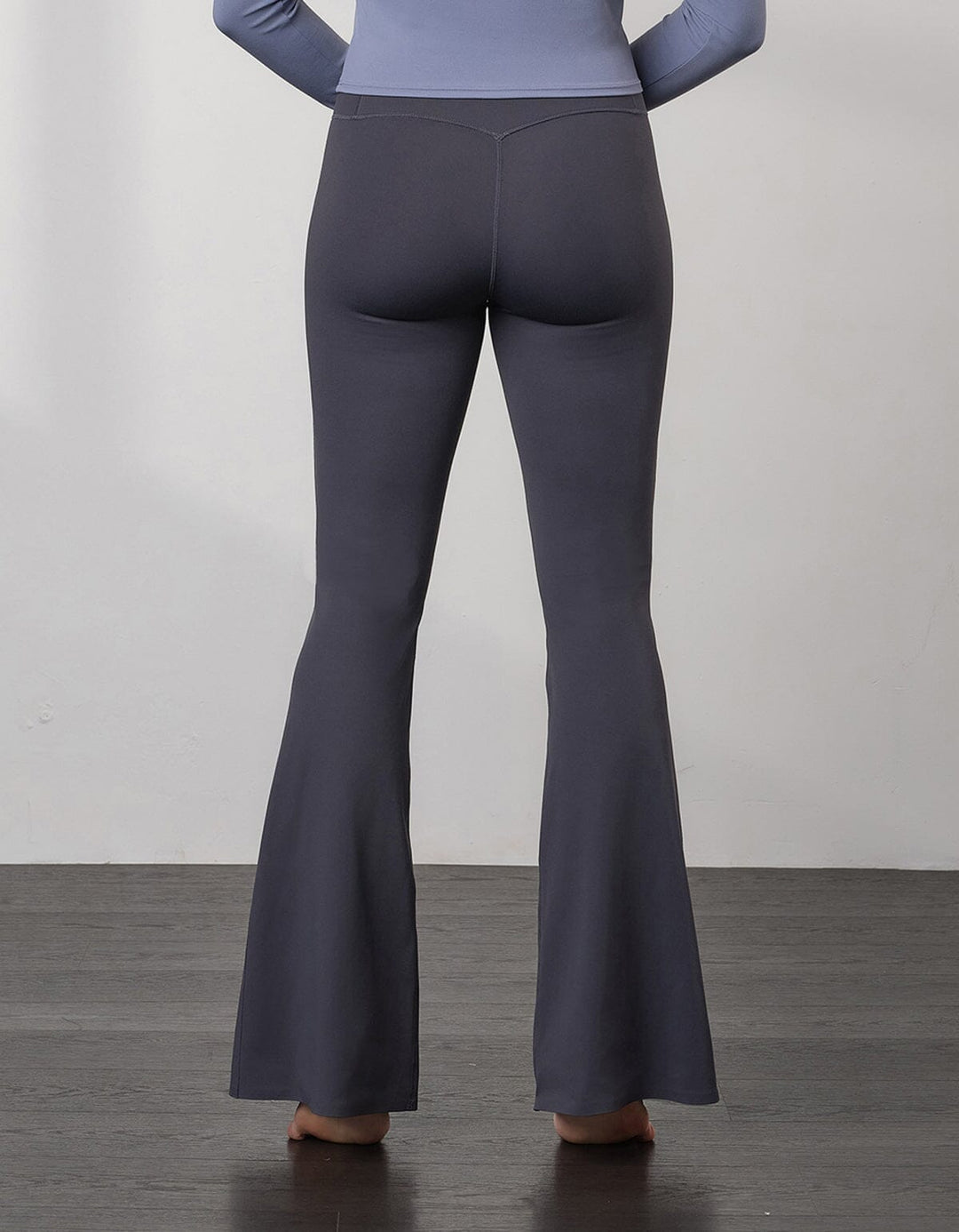 HOW-EFFORTLESS REsiltech™ Back Pocket High Waist Flare Leg Full Length Flare Her own words SPORTS