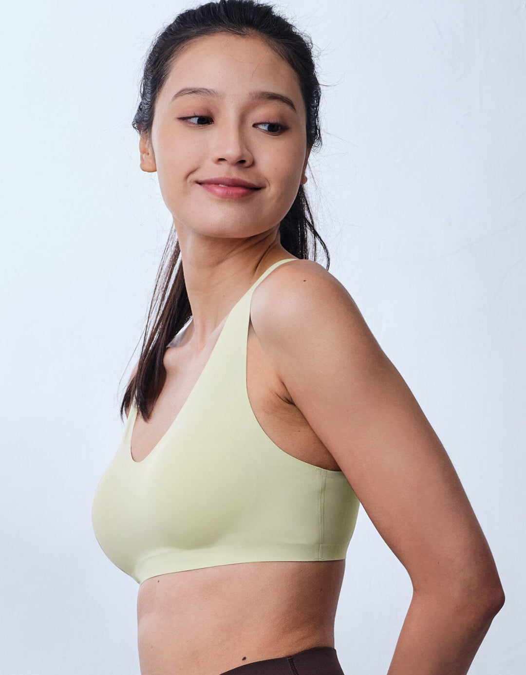 INVISIBLE REextraSkin™ Cooling Bra Top Bra Her own words White Jade XS 