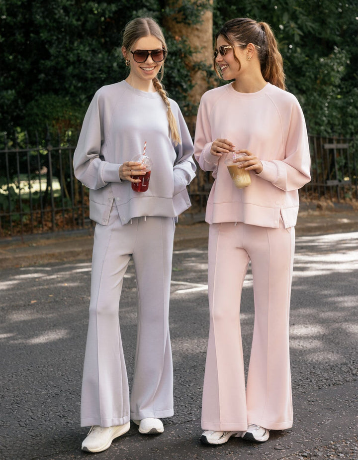 COZY TENCEL Draw Sting Flare Leg Pants Flare Her own words SPORTS 