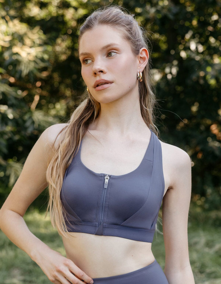 HOW-CONTROLLED Sport Max Zip Front High Impact Sports Bra Sports Bra Her own words SPORTS 
