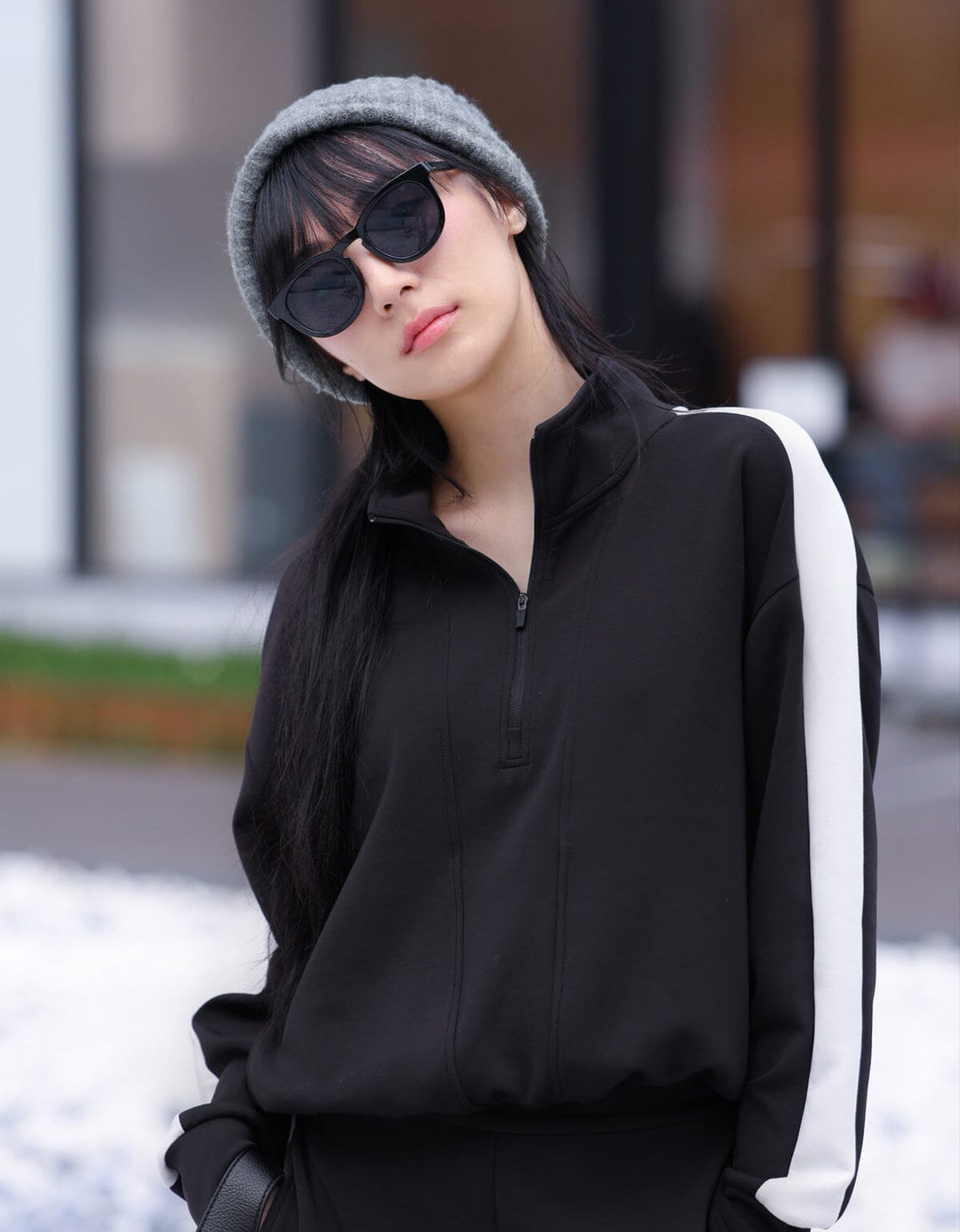 Long Sleeve Half Zipp Pullover Long Sleeve Her own words SPORTS 