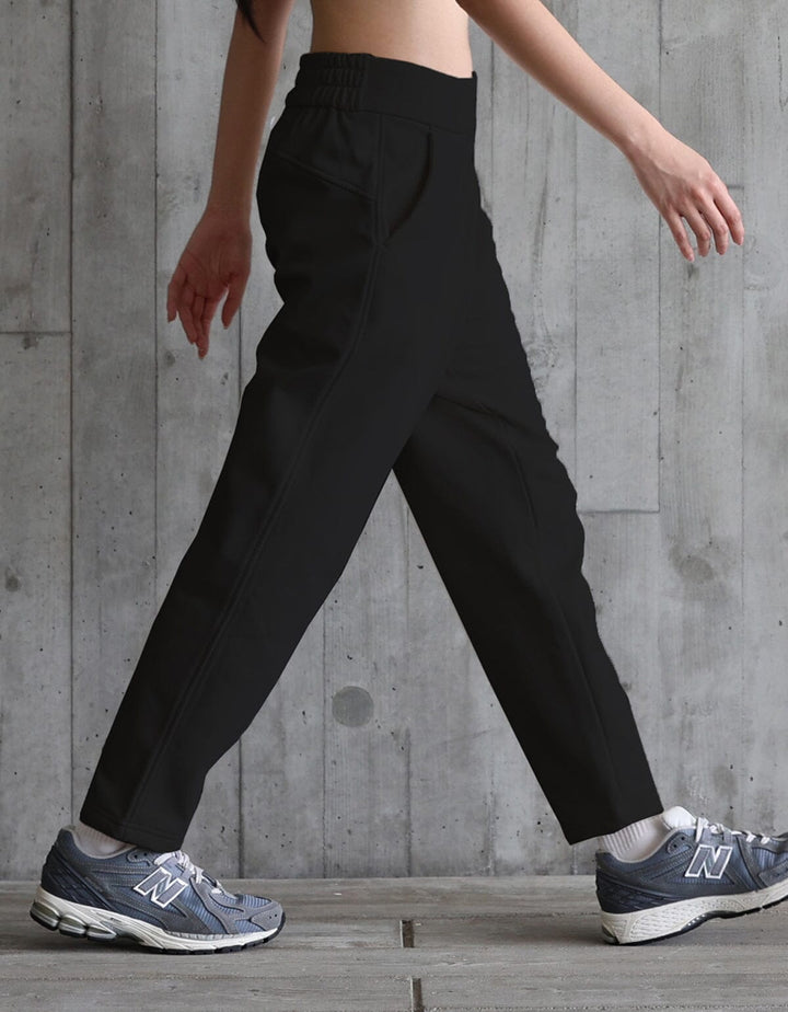 French Terry Mid Waist Jogger Jogger Her own words SPORTS Black S 