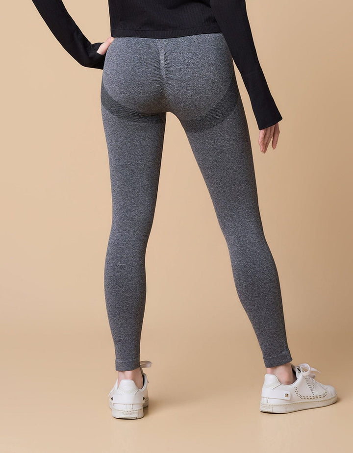 Knit High Waist Cropped Petite Sports Leggings Leggings Her own words SPORTS 