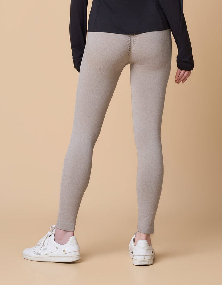 Knit High Waist Cropped Petite Sports Leggings Leggings Her own words SPORTS 