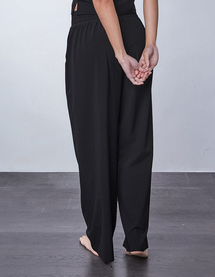 HOW-STAYDRY High Waist Cool Touch Straight Leg Ankle Pants Wide Leg Her own words SPORTS 