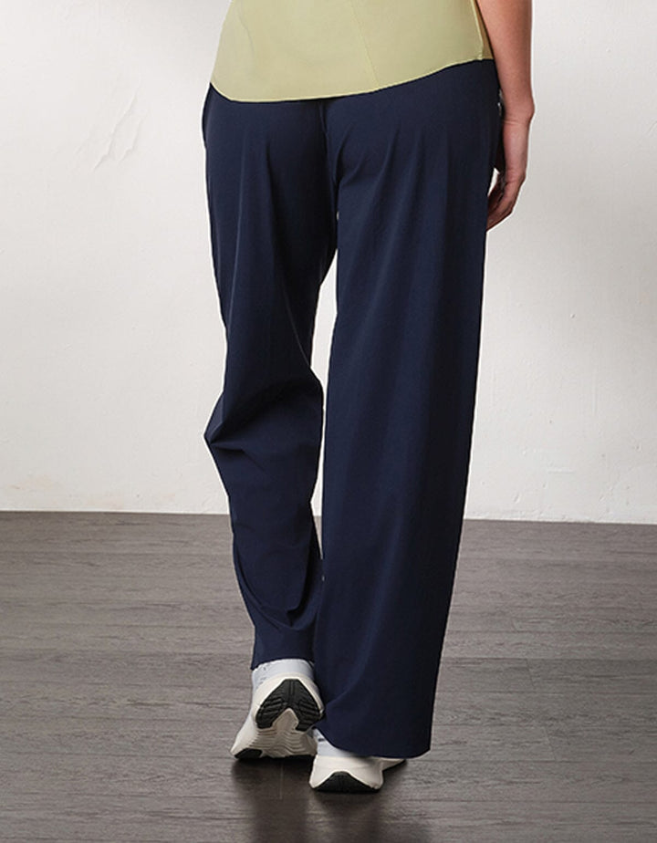 HOW- STAYDRY High-Waist Cool Touch Straight Leg Full Length Pants Pants Her own words SPORTS 