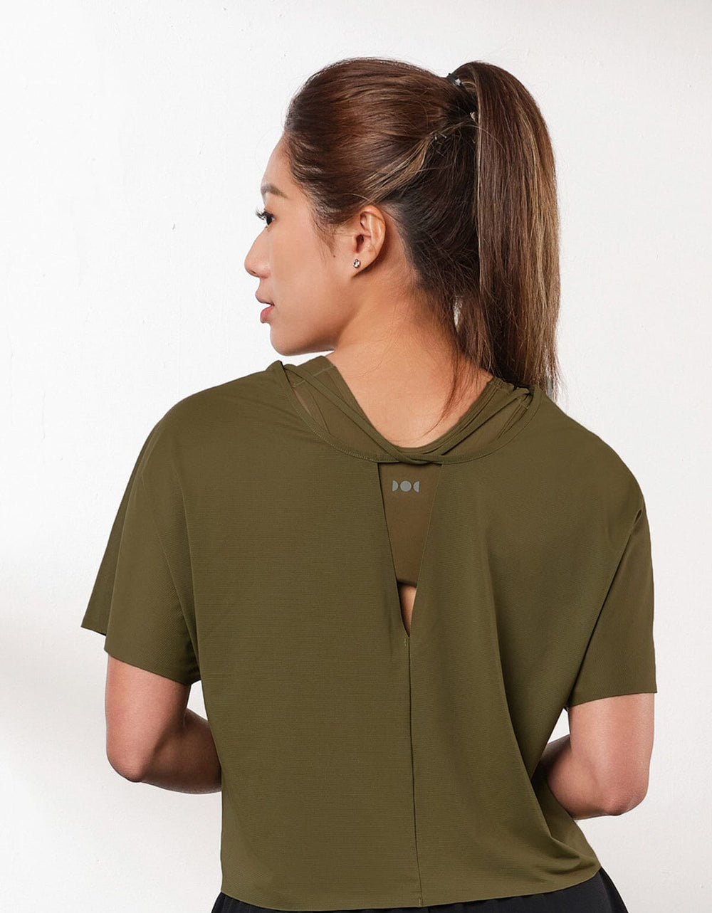 AQUA Quick Dry Mesh Crop Top Tops Her own words SPORTS 