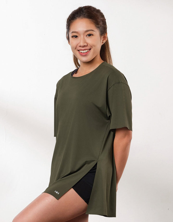 AQUA Quick Dry Mesh Short Sleeve Tee Tops Her own words SPORTS 