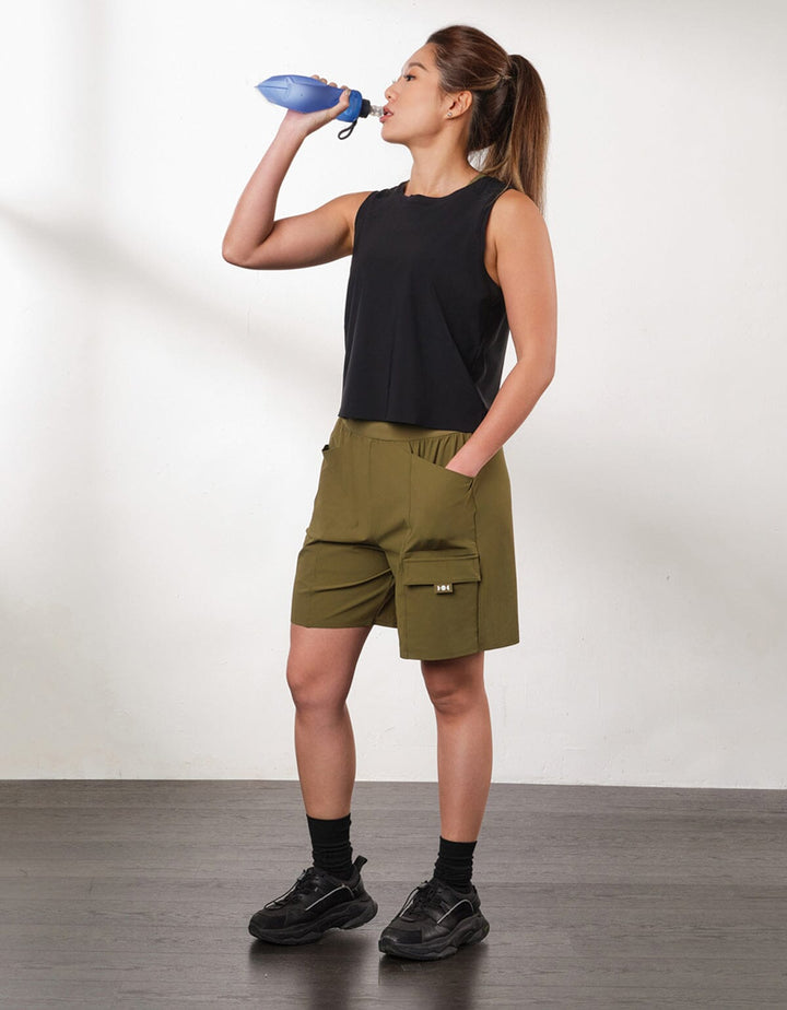 HOW-AIRY Ultra-breathable Cool Touch Quick Dry Crop Top Tops Her own words SPORTS 