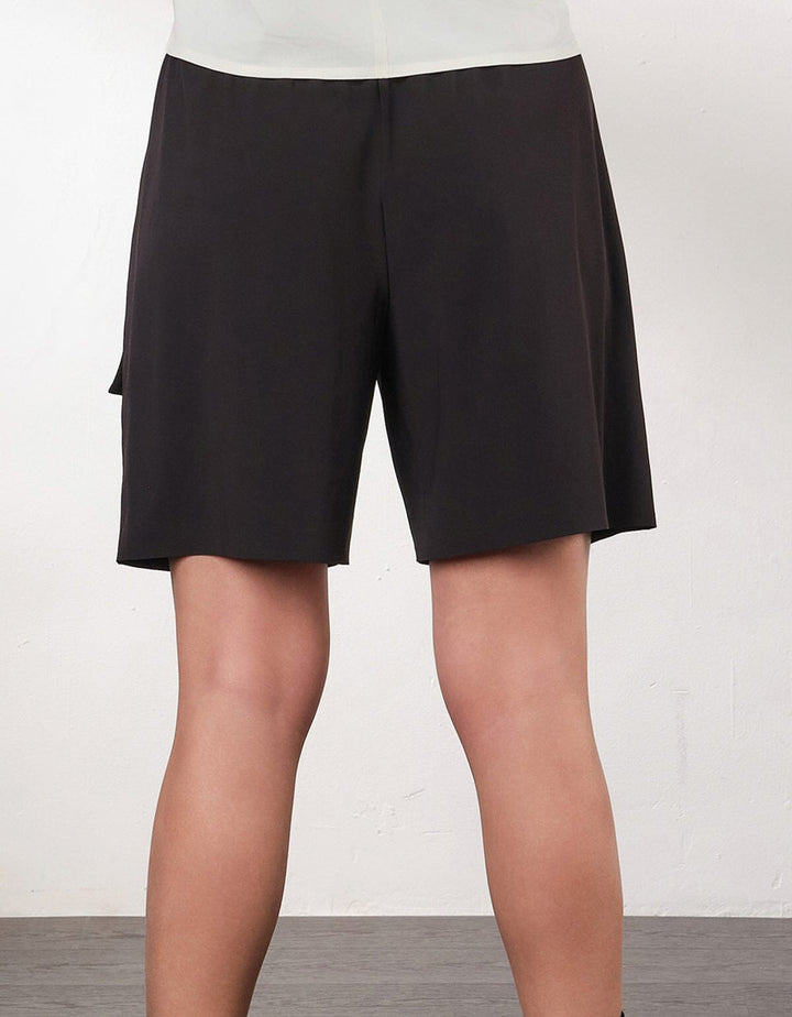 HOW- STAYDRY Mid Waist Quick Dry Cargo shorts Shorts Her own words SPORTS Black S 