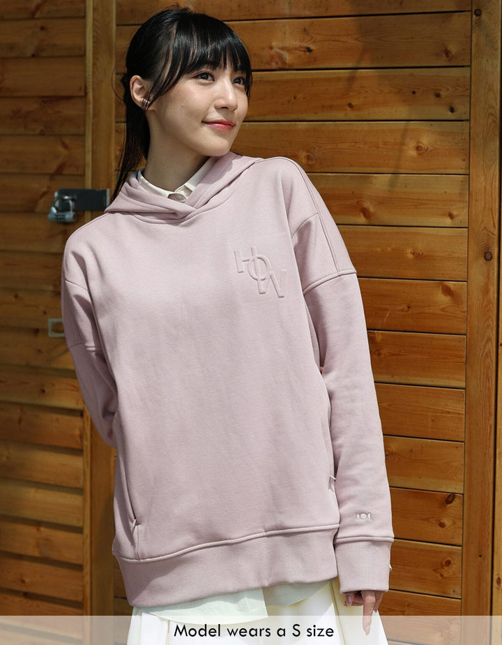 French Terry Oversized Hoodie Long Sleeve Her own words SPORTS 