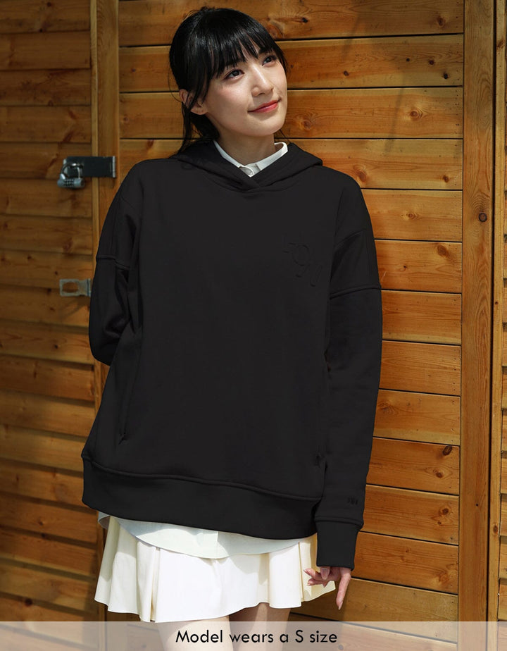 French Terry Oversized Hoodie Long Sleeve Her own words SPORTS 