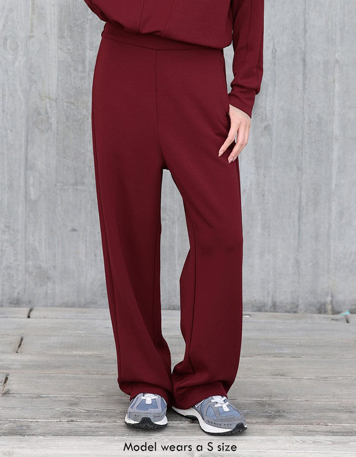 High Waist Straight Leg Full Length Pants Wide Leg Her own words SPORTS 