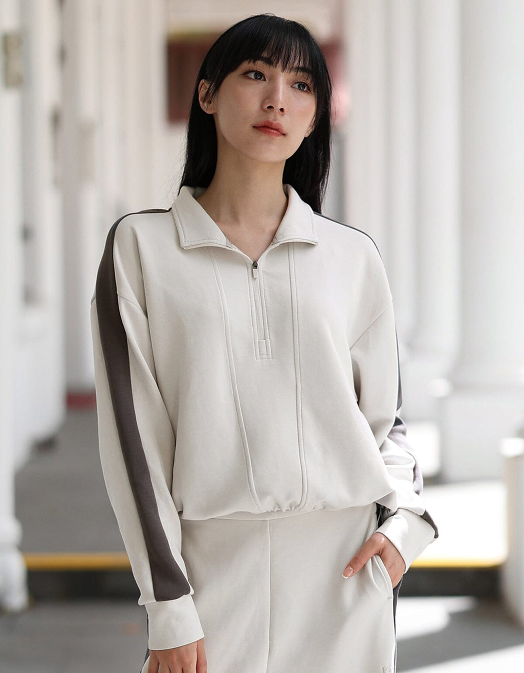 Long Sleeve Half Zipp Pullover Long Sleeve Her own words SPORTS 