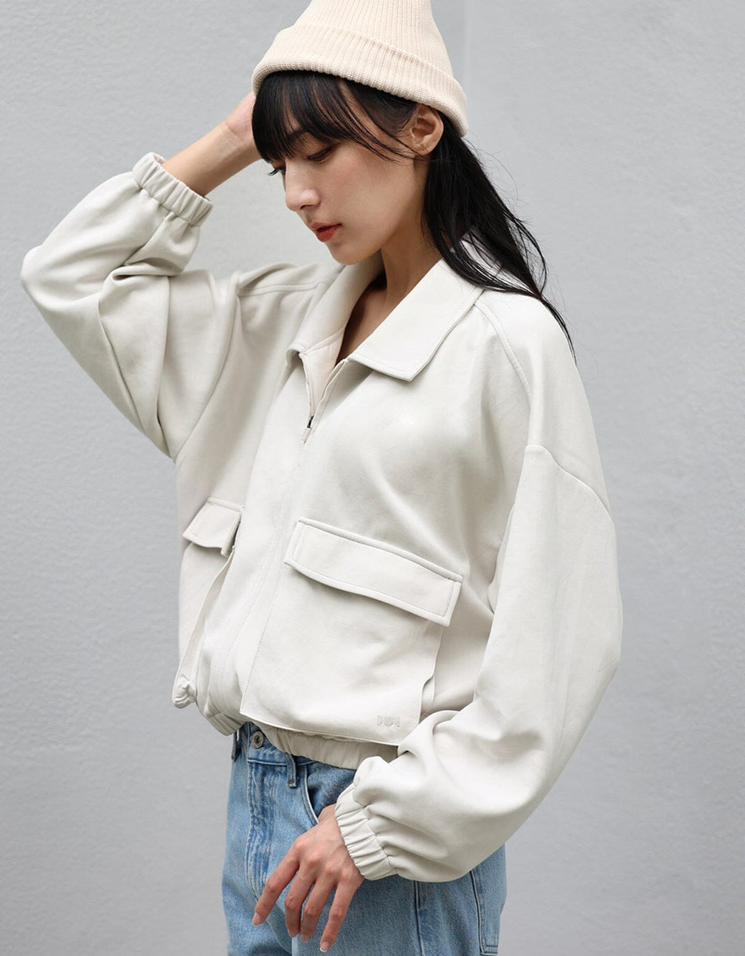 Long Sleeve Sweatshirt Jacket Jacket Her own words SPORTS 