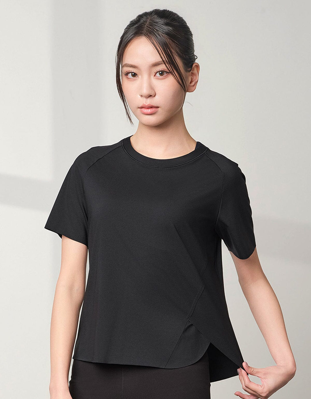 FLOAT Side Cross Short Sleeve Tops Her own words SPORTS 