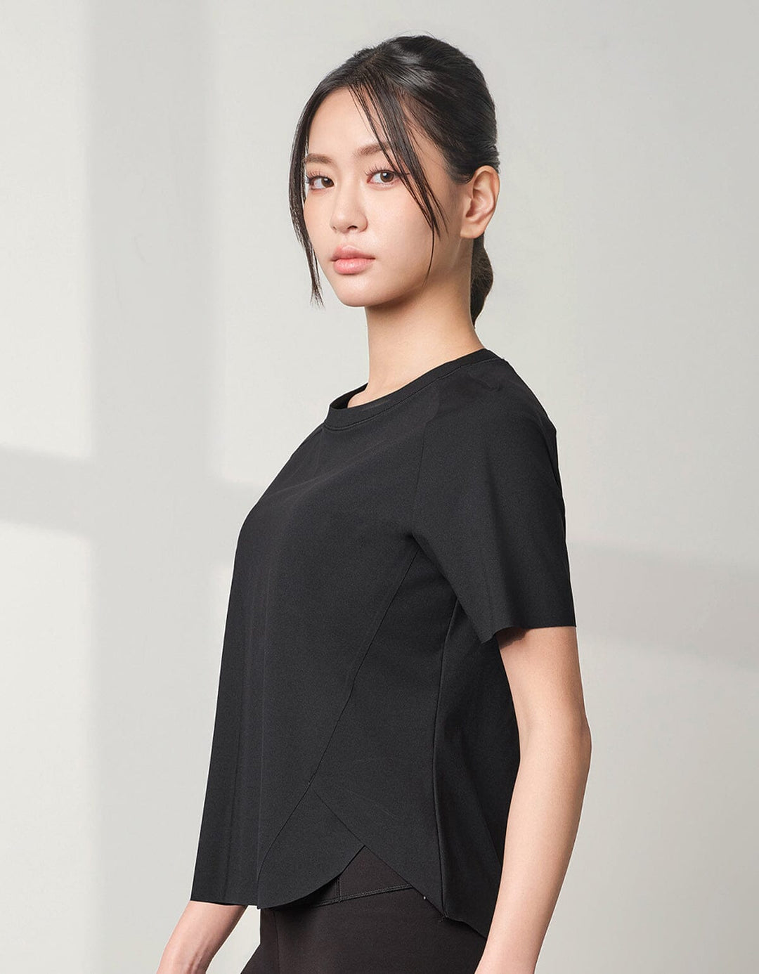 FLOAT Side Cross Short Sleeve Tops Her own words SPORTS 