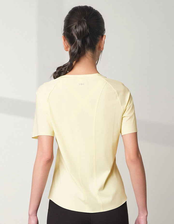 FLOAT Side Cross Short Sleeve Tops Her own words SPORTS 