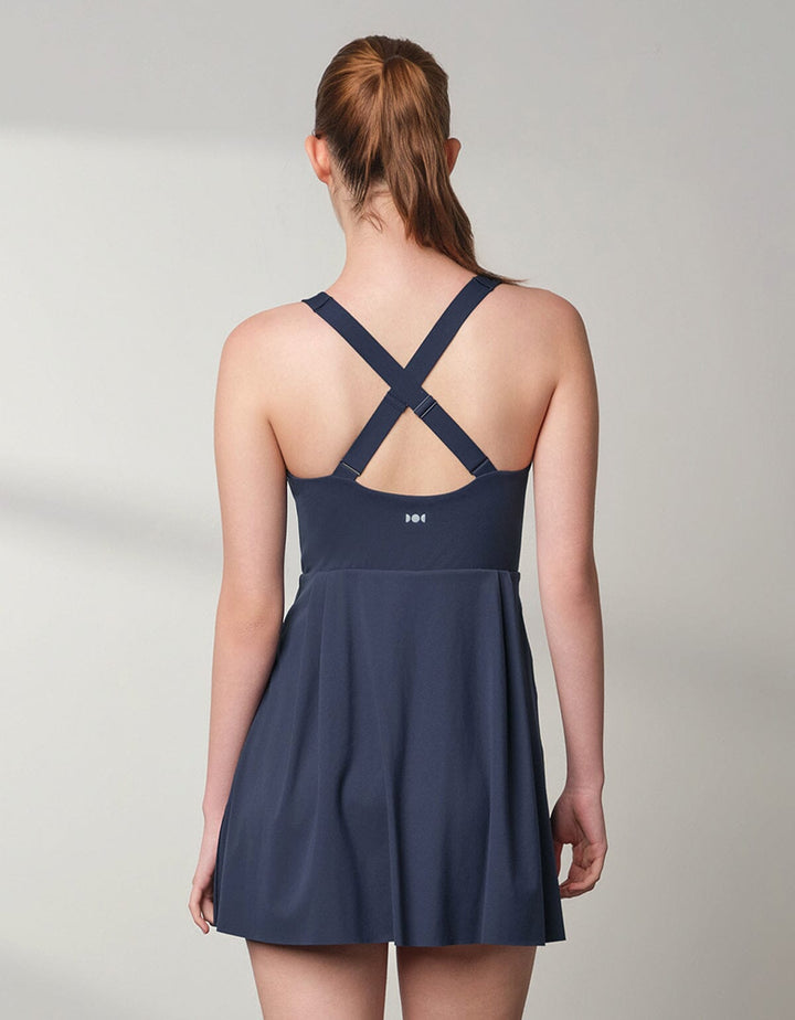 FLOAT Tennis Dress Leggings Her own words SPORTS Navy Blazer XS 