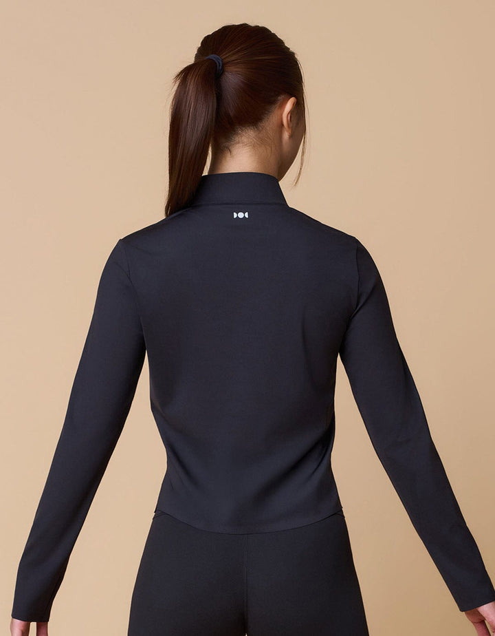 HOW-CONTROLLED Half Zip Long Sleeve Tops Her own words SPORTS 