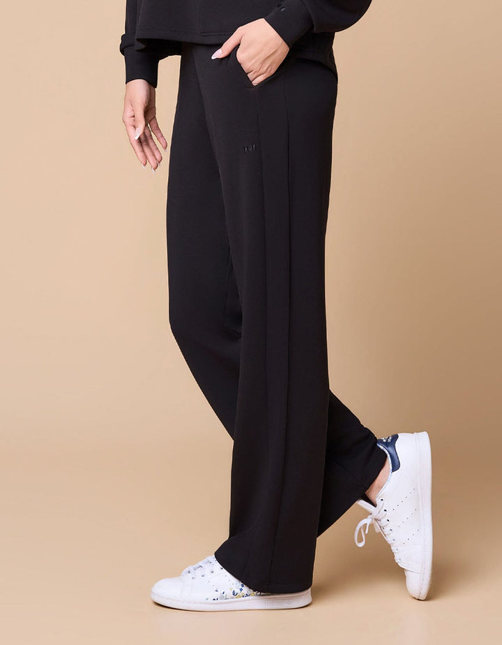 High Waist Straight Leg Full Length Pants Wide Leg Her own words SPORTS 