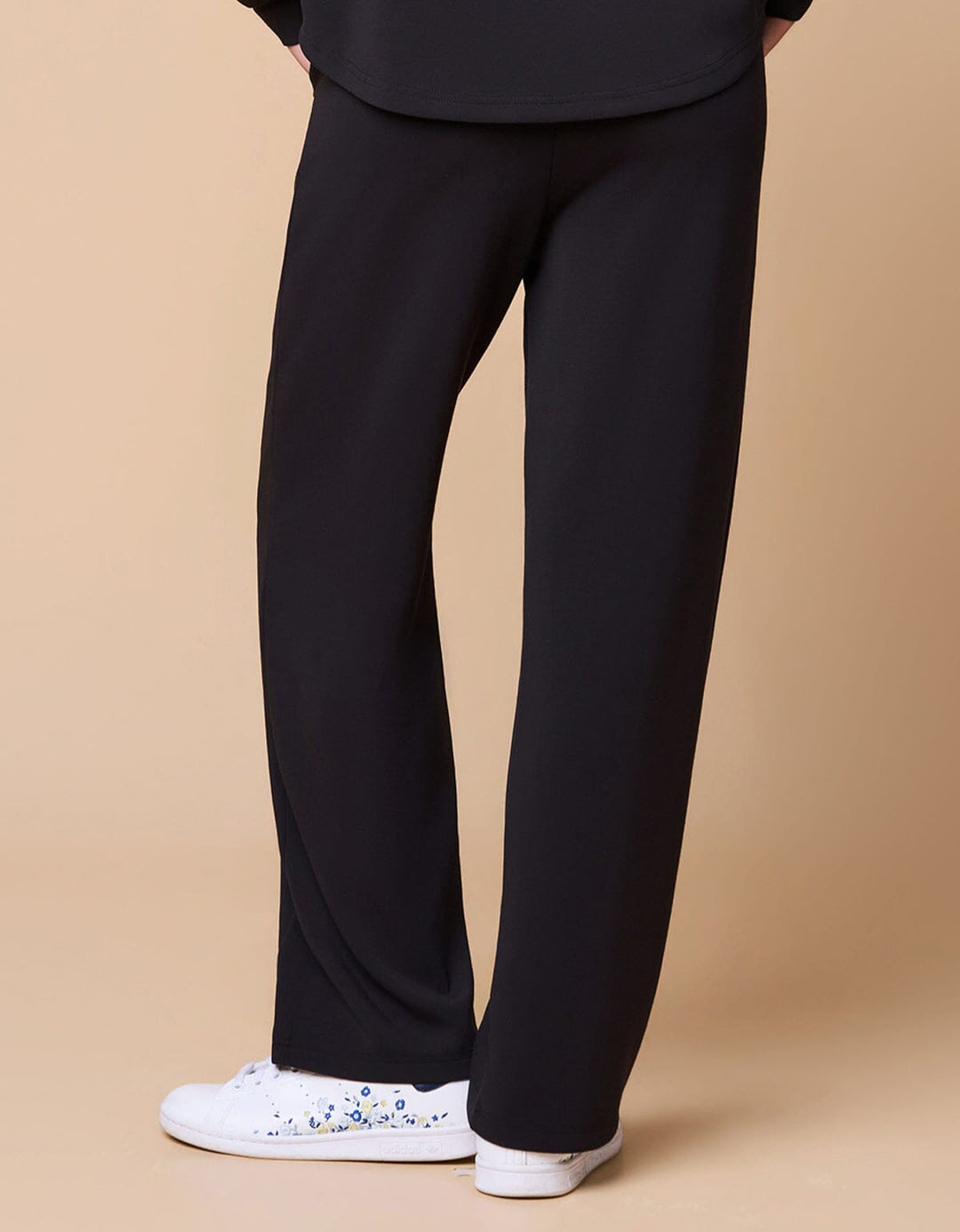 High Waist Straight Leg Full Length Pants Wide Leg Her own words SPORTS 