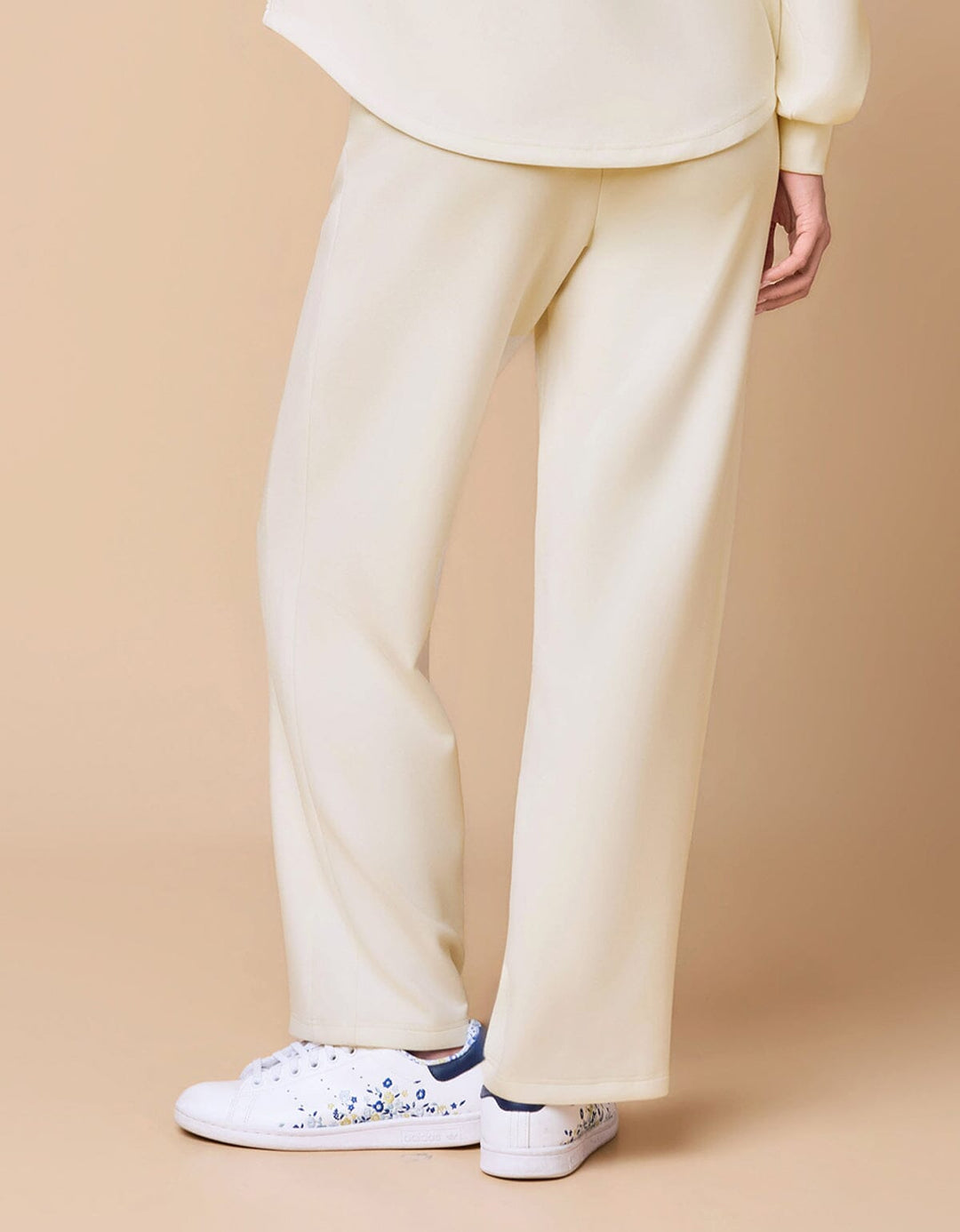 High Waist Straight Leg Full Length Pants Wide Leg Her own words SPORTS 