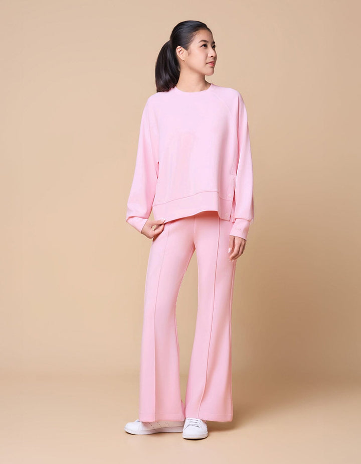 COZY TENCEL Draw Sting Flare Leg Pants Flare Her own words SPORTS 