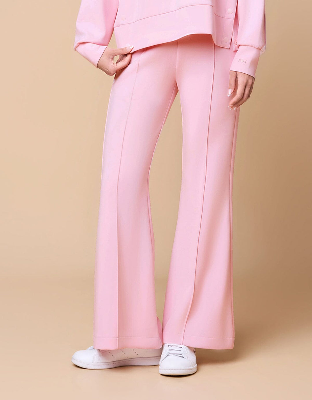 COZY TENCEL Draw Sting Flare Leg Pants Flare Her own words SPORTS 