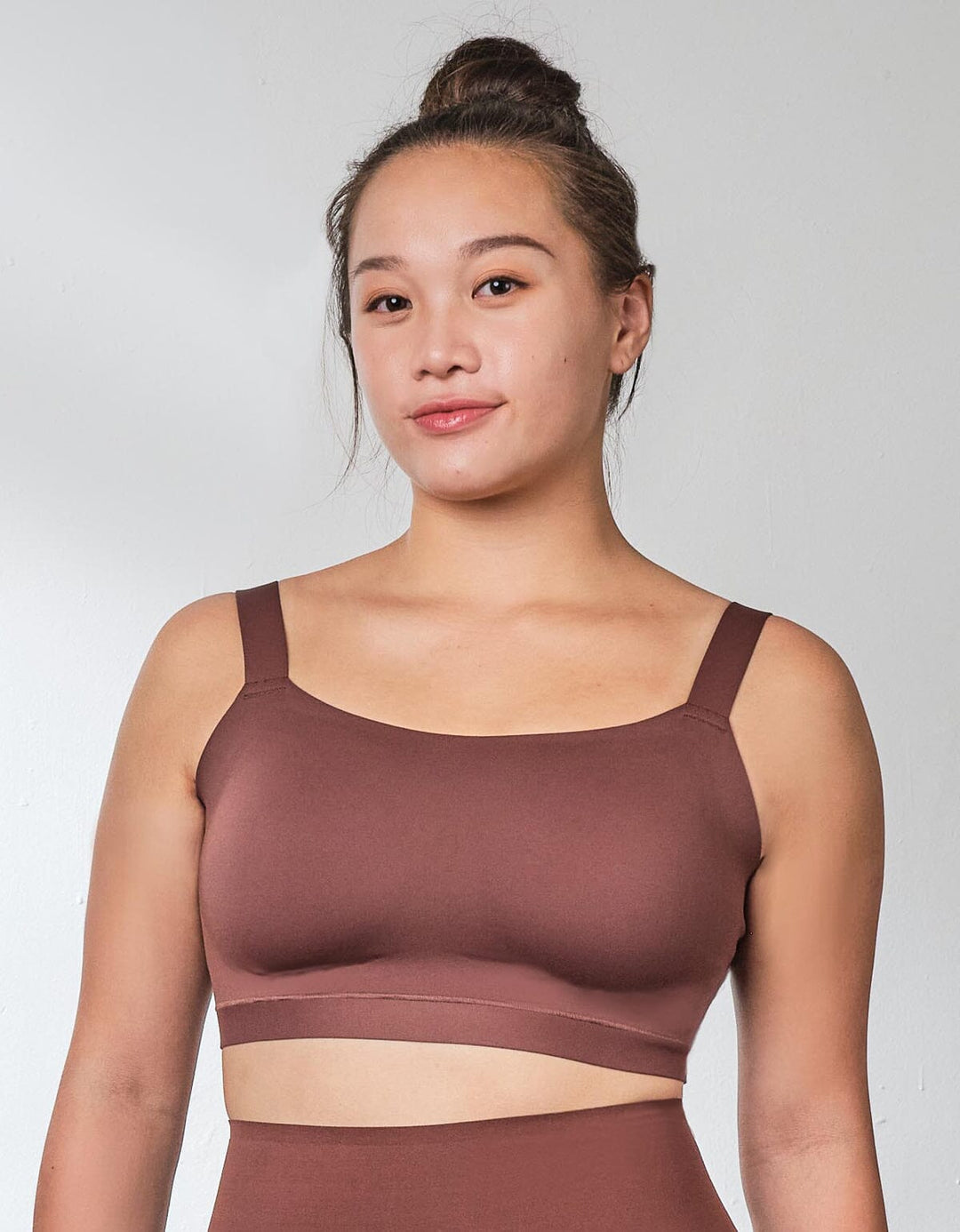 SMOOTH IT REextraSkin™ Full Coverage Bra Top Bra Her own words Deep Mahogany S 