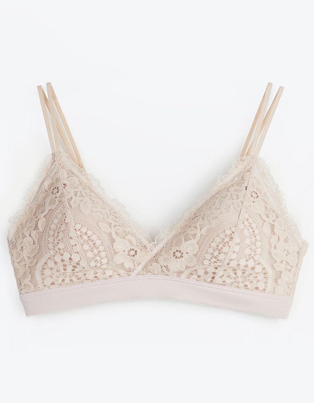 STYLIST Lace Triangle Bralette Bra Her own words 