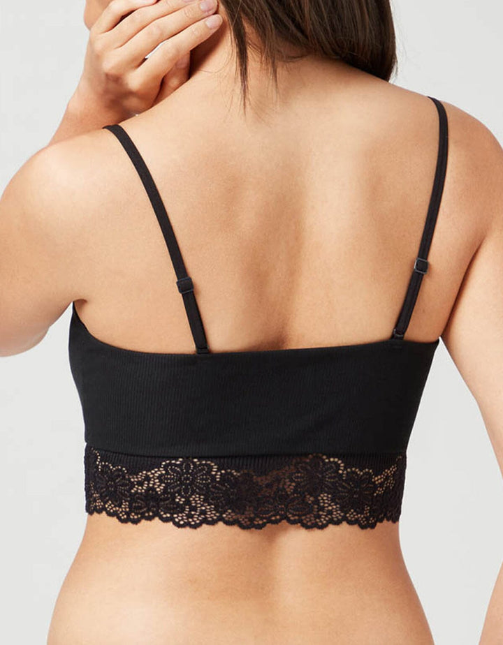 COTTON Longline Bra Top Bra Her own words 