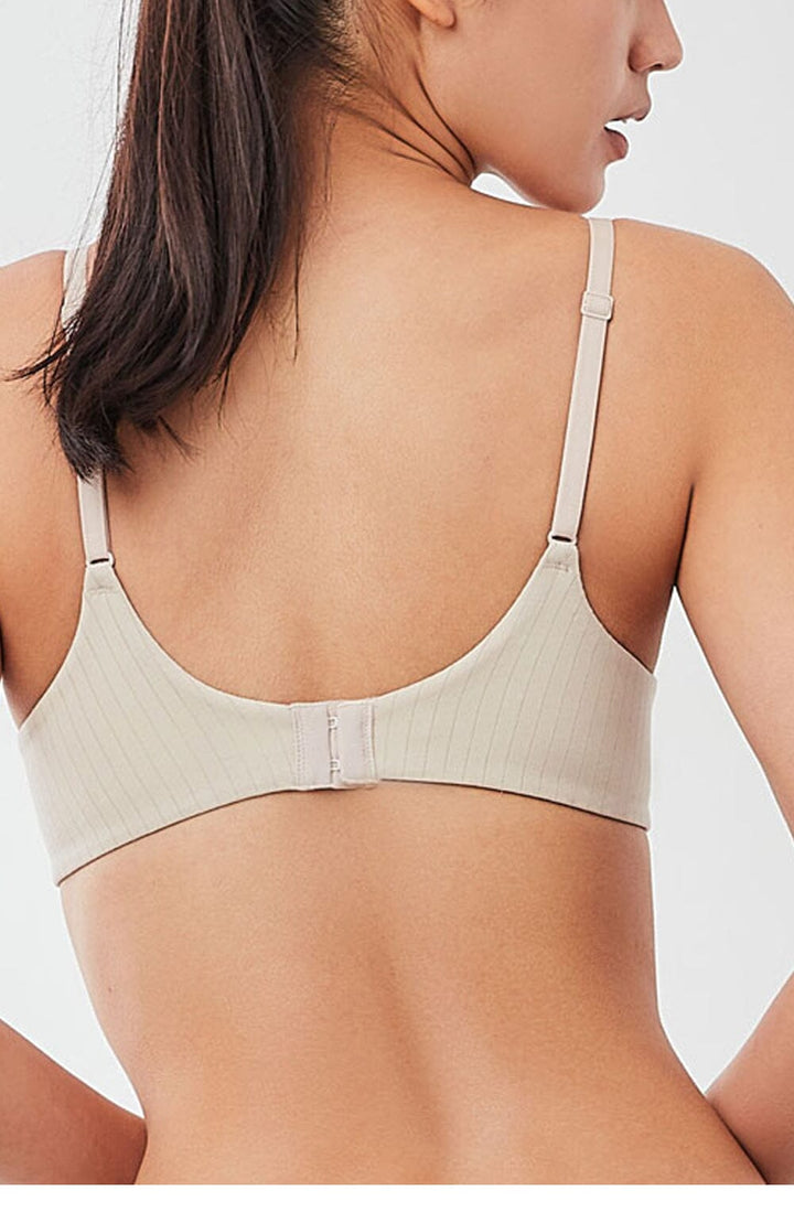 W-Shape Support Non Wired Push Up Cotton Bra Bra Her own words 
