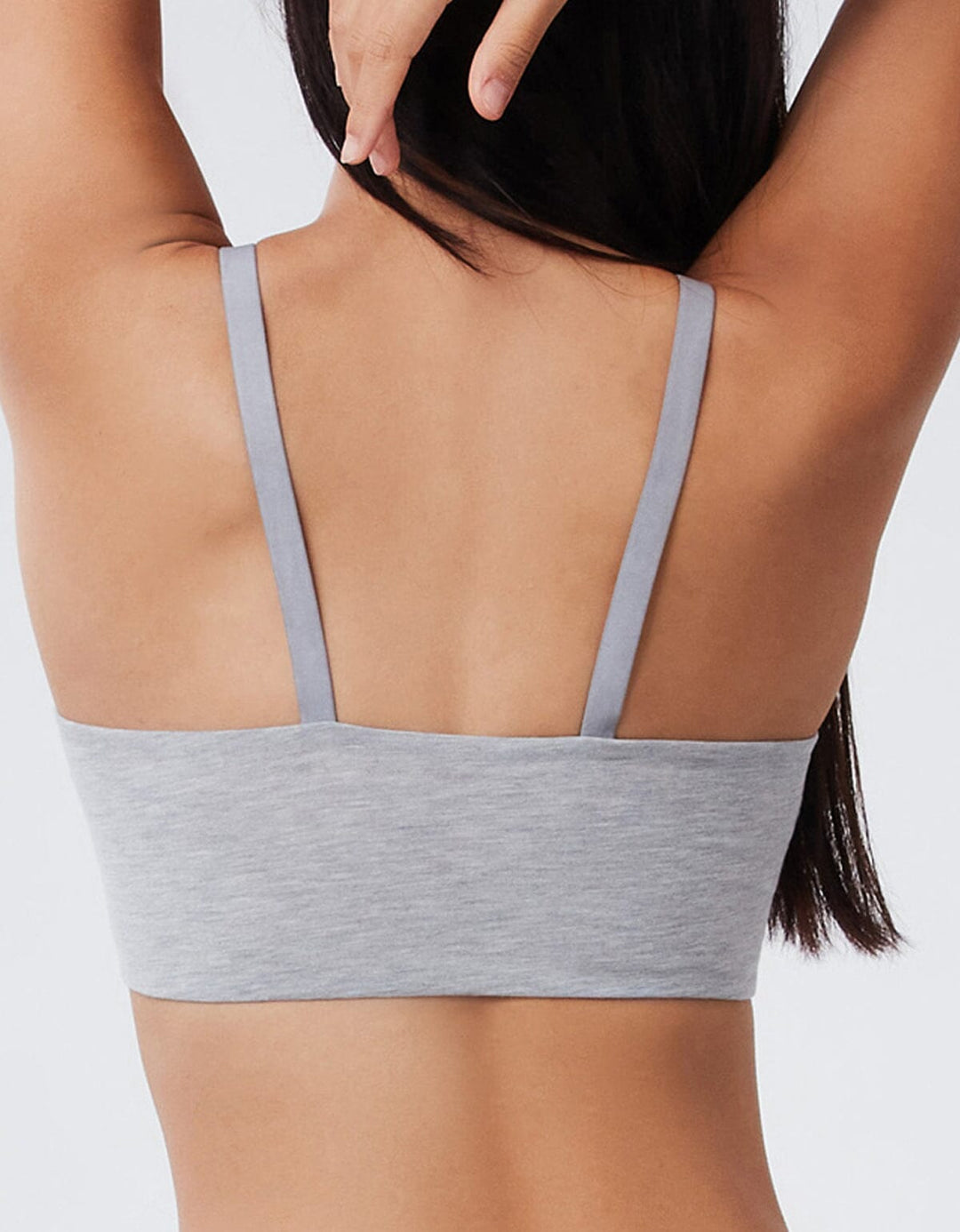 ORGANIC COTTON REmarshmallowPad™ Sleeping Bra Bra Her own words Grey Melange XS+ (70C-E) 