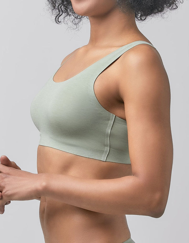 SUSTAINABLE REherbafoam™ Sea Island Cotton Bra Top Bra Her own words 