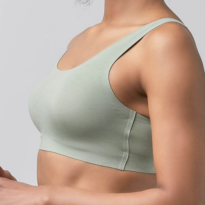 Sustainable REherbafoam™ Sea Island Cotton Bra Top Bra Her Own Words 