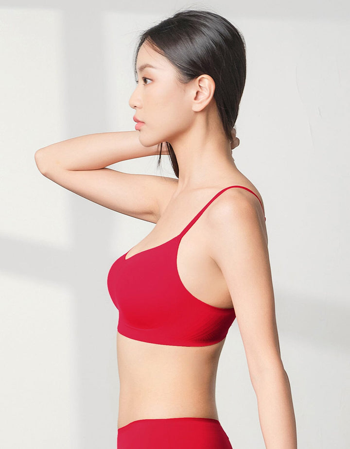 INVISIBLE REextraSkin™ & REsiltech™ Light Push Up Bralette Bra Her own words Salsa XS (70A-B) 