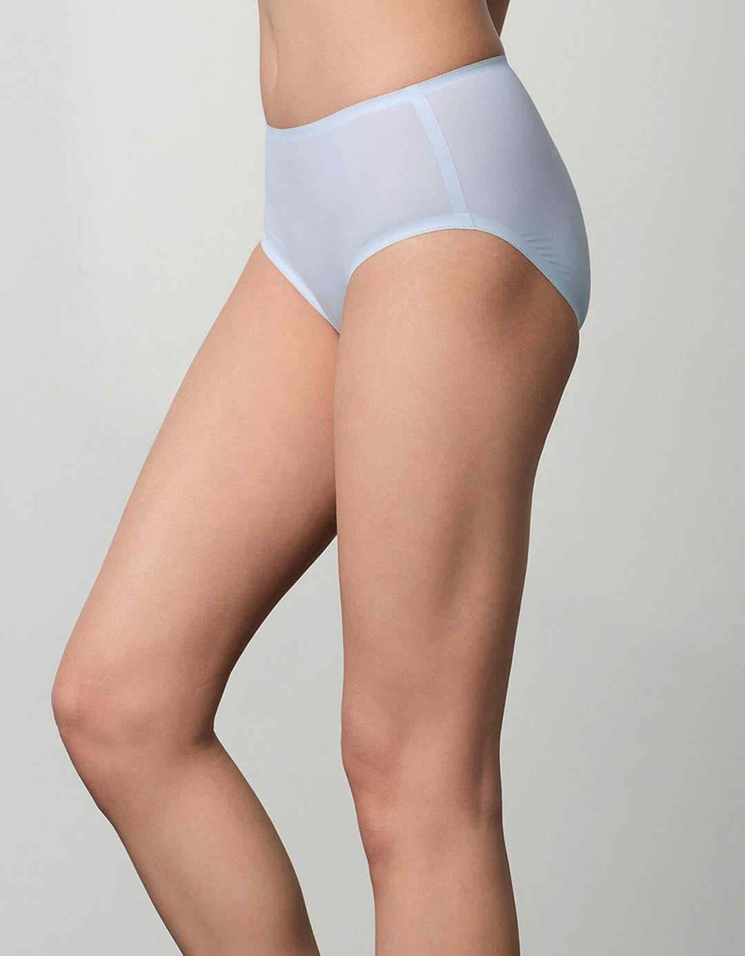 AIRY breathable Rib fabric Brief Panty Brief Her own words New Evening Haze S 