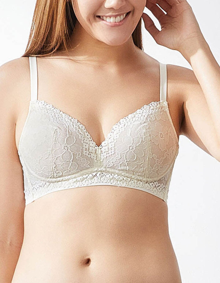 AIRY Spacer Cooling Non Wired Lace Bra Bra Her own words 