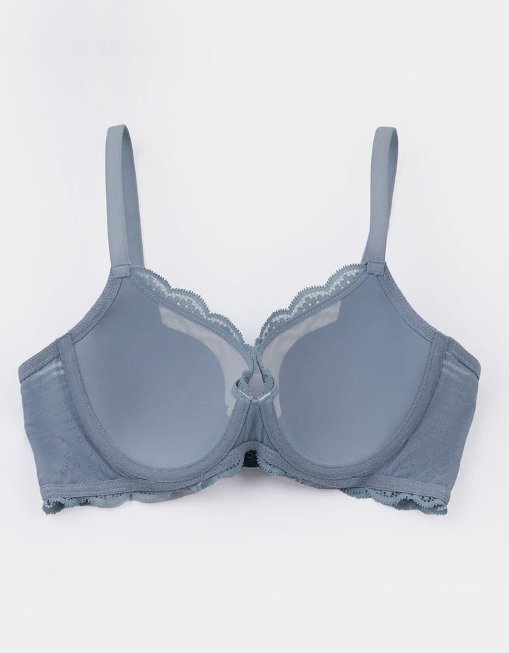 AIRY Spacer Cooling Lightly Lined Lace Bra Bra Her own words New ST Stone 70B 