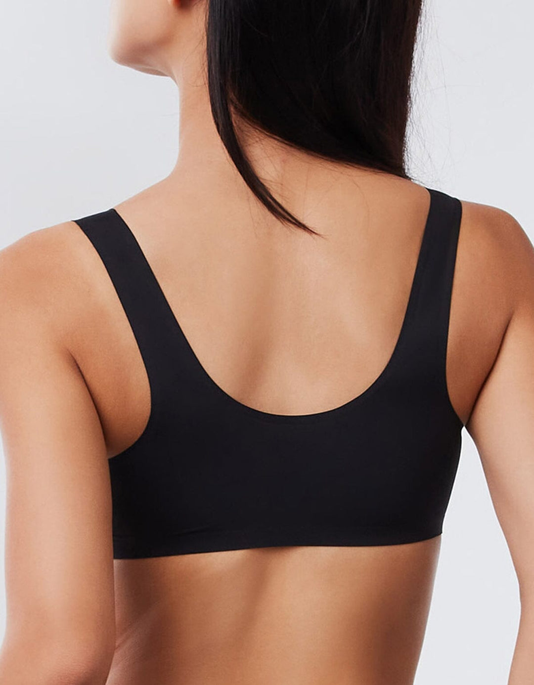 INVISIBLE REextraSkin??? Cooling Bra Top Bra Her own words Black XS (70A-B) 