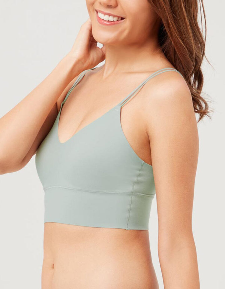 Invisible REextraSkin™ Longline Triangle Bra Top Bra Her own words 
