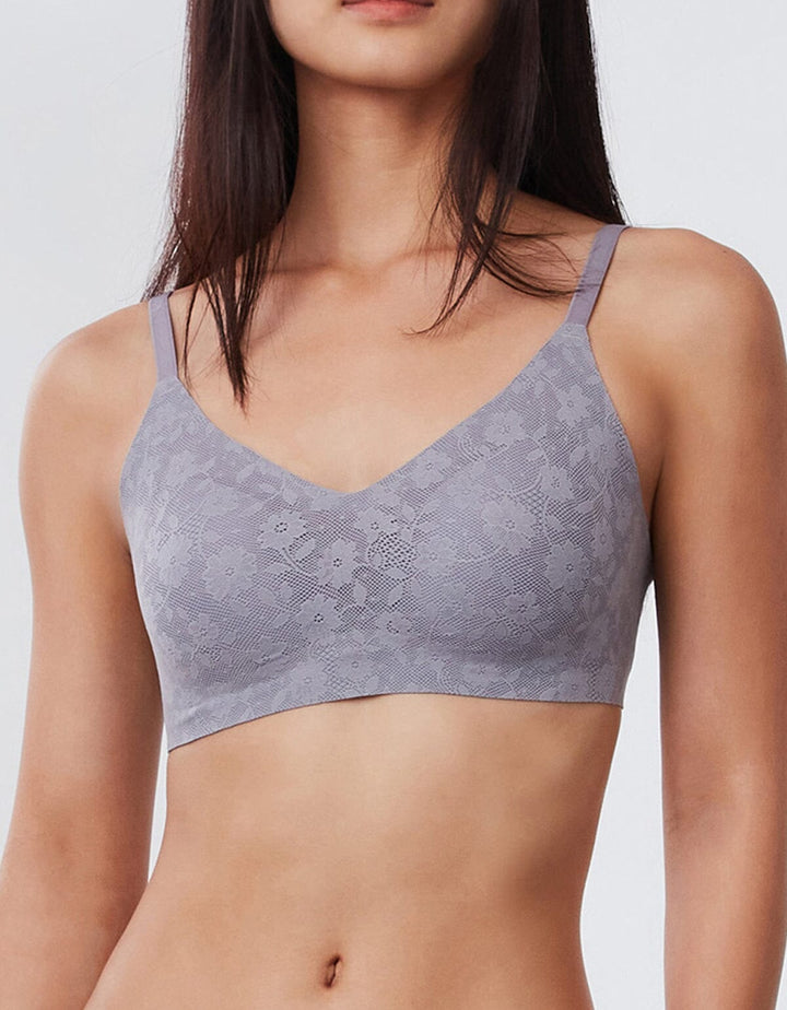INVISIBLE Lightmesh REextraSkin™ W-Shape support Bralette Bra Her own words 