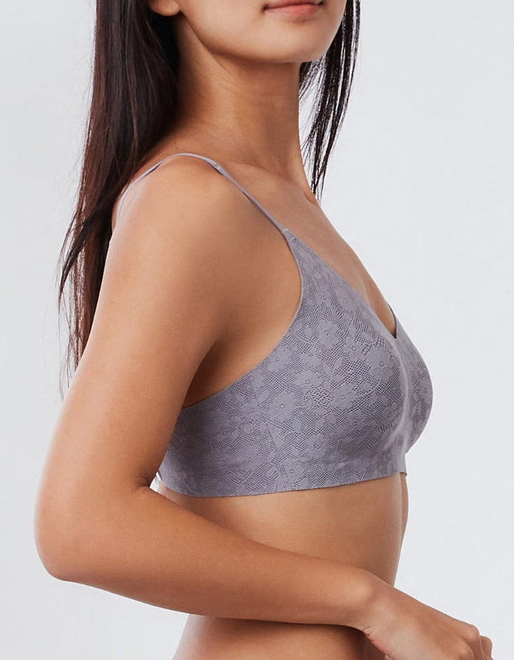 INVISIBLE Lightmesh REextraSkin™ W-Shape support Bralette Bra Her own words 